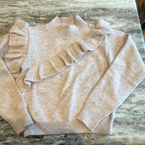 NWOT Ruffle Sweater